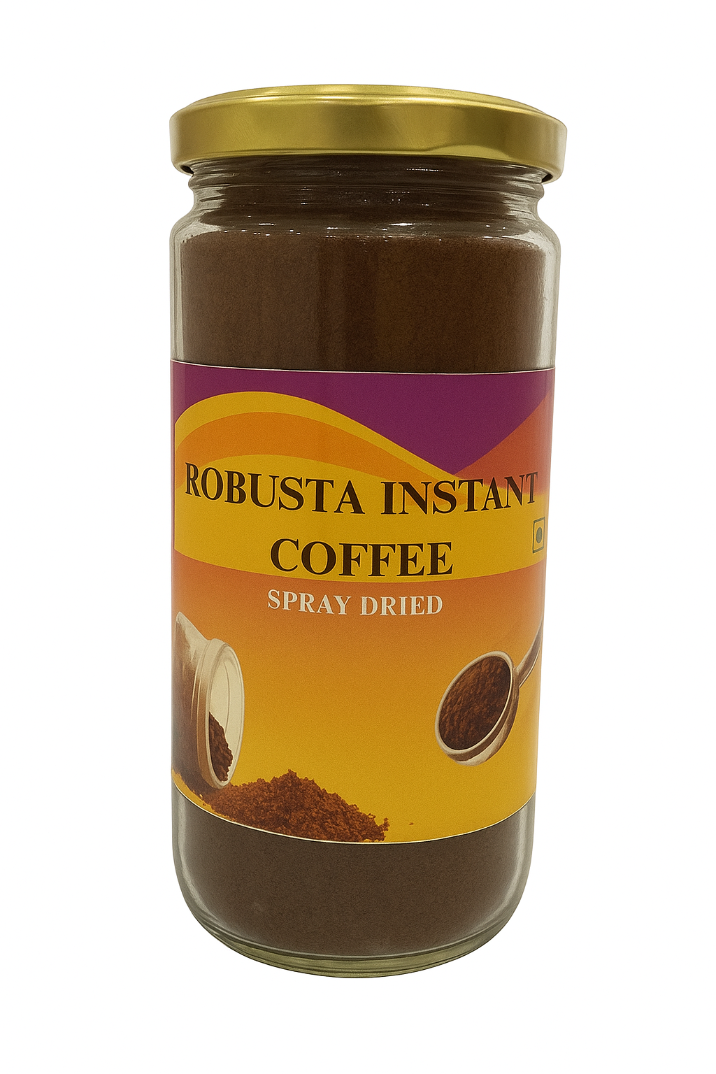 Robusta instant coffee